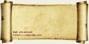 Natalija Večanski vizit kartica